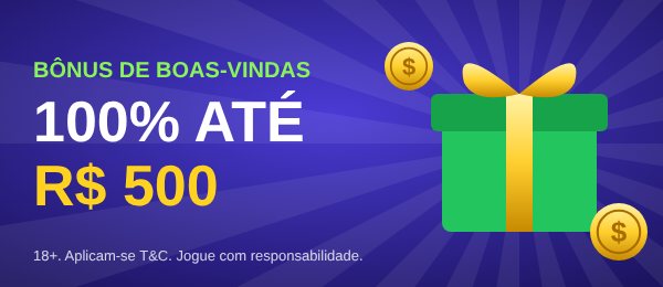 [Bônus de boas-vindas]